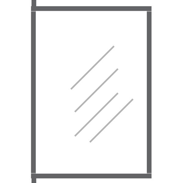 Wall Poster Display with 10 steel p